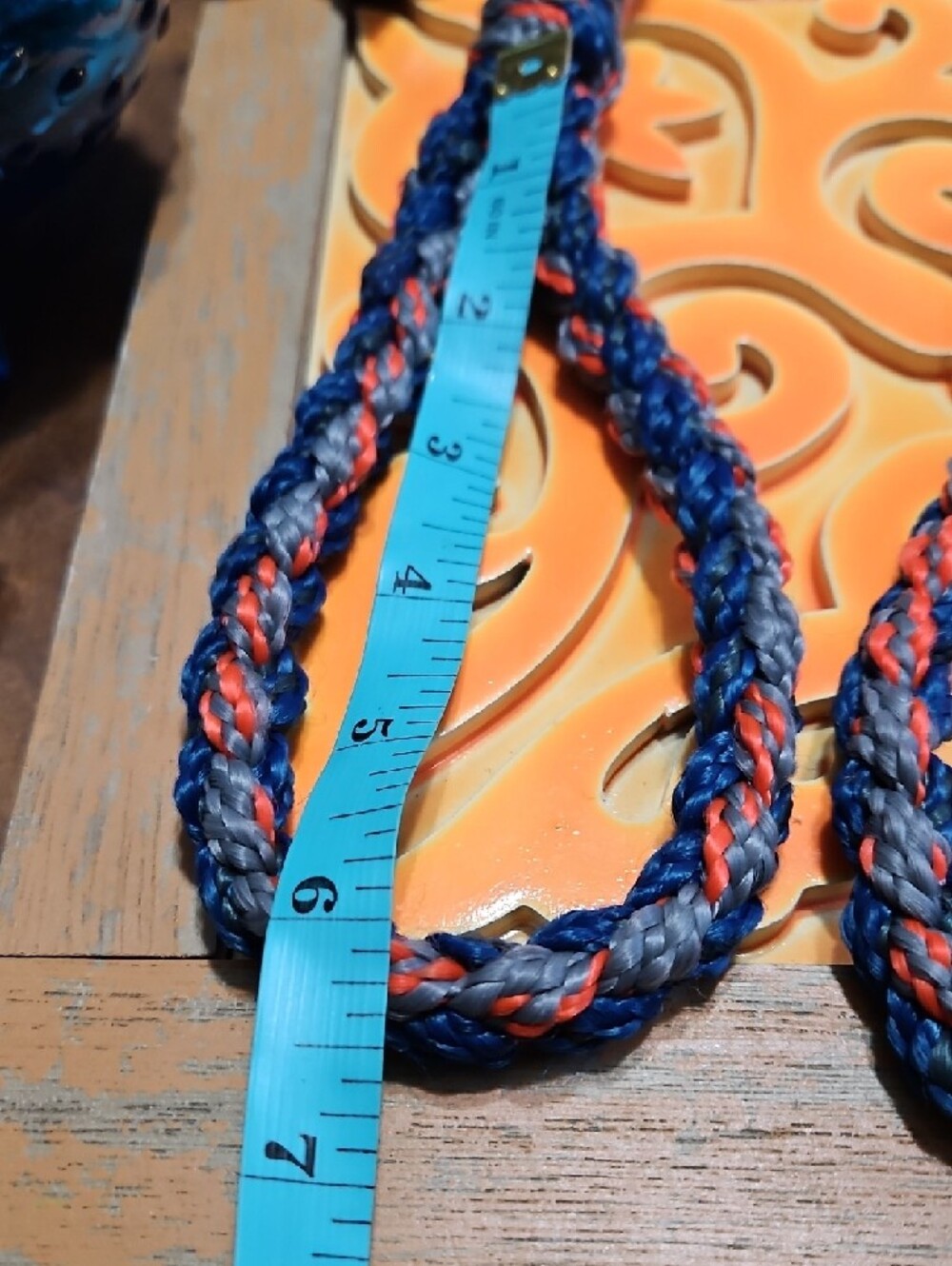 Handbraided Paracord Rope Short Leash Training Leash Adjust Choker Collar GIFTED - Picture 9 of 11
